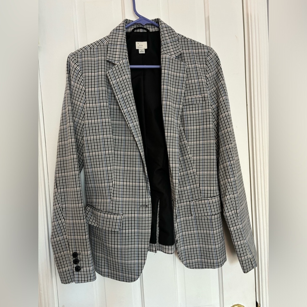 Gingham Blazer